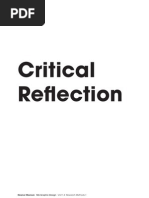 Critical Reflection: Eleanor Maclure MA Graphic Design Unit 1.3: Research Methods 1