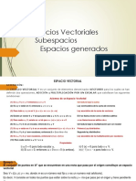 Espacios Vectoriales