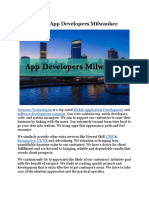 Mobile App Developers Milwaukee