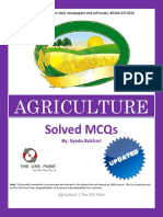 Solved MCQs of Agriculture 2001 To 2013
