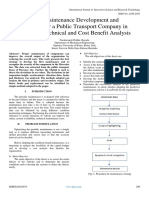 Fleet Maintenance Development and Analysis For A Public Transport Company in Florence - Technical and Cost Benefit Analysis