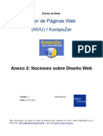 Nociones de Diseño Web (Anexo2 del Curso "editor páginas web KompoZer")