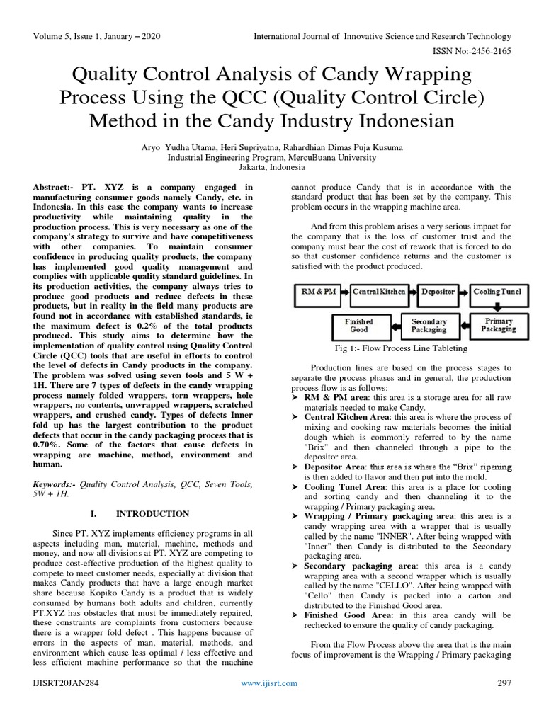 Candy Wrapping Quality Control Analysis | PDF | Packaging And Labeling ...