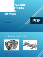 DFMEA Critical Failure Analysis