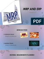 Operation Management-MRP & ERP