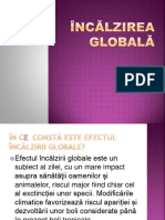 Incalzirea Globala