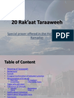 20 RakaatTaraaweeh