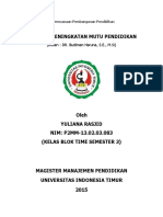 Masalah Peningkatan Mutu Pendidikan