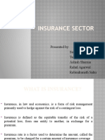 Insurance Sector: Presented By: Susanto Nandy Tanaya Ranjan Ashish Sharma Rahul Agarwal Rabindranath Sahu