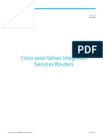 Cisco 1000 Series Integrated Services Routers Data Sheet