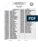 8 Sampaguita Enrollment List