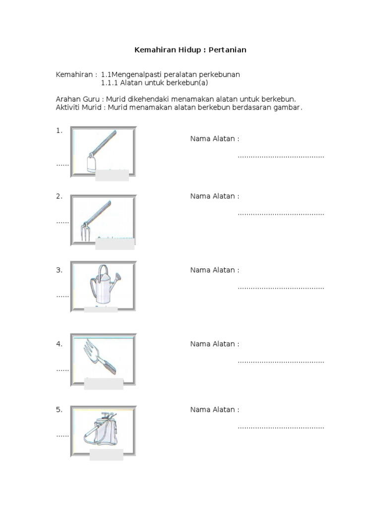 Dokumen Tips Lembaran Kerja Asas Pertanian 1 Pdf