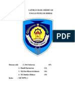 Laporan Hasil Observasi Unggas Petelur B