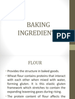 BAKING INGREDIENTS