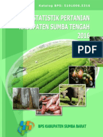 Statistik Pertanian Kabupaten Sumba Tengah 2016