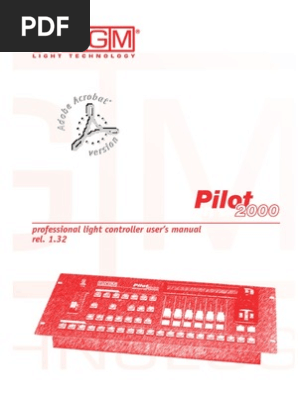 Pilot 2000 User Manual Overview PDF Electrical Connector  