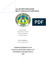 Makalah Metabolisme Karbohidrat Lemak Da