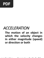 Acceleration