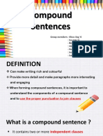 Compound Sentences