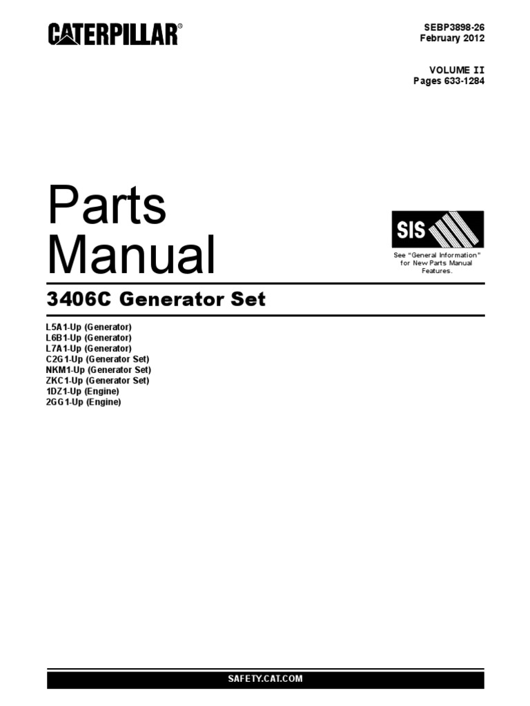 CATERPILLAR 3406 MAINTENANCE MANUAL PDF visual data 5
