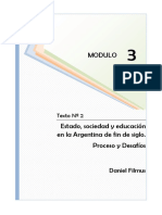  Filmus - Estado Sociedad y Educacion en la Argentina