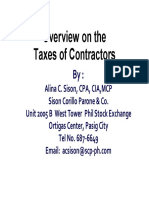 Taxability of Contractors - 89 Pages PDF