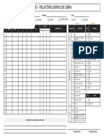 RDO - Principais atividades diárias de obra