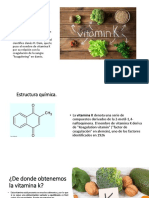 Vitamina K: fuentes, funciones y deficiencia