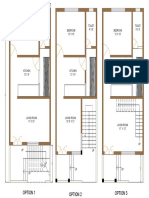 Compact 3BR floor plan options under 40 feet