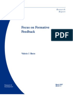 Focus On Formative Feedback