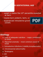 Sga Lga Pre Postterm