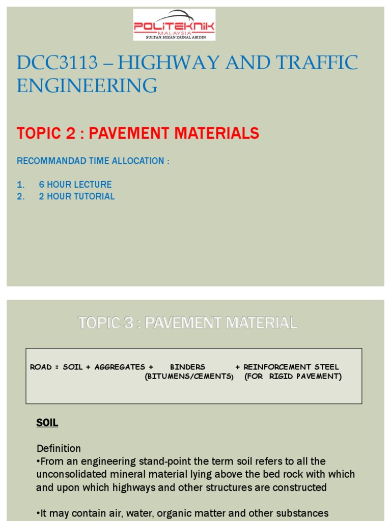 Overview of Pavement Materials | PDF | Asphalt | Construction Aggregate