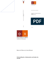 Autoavaliação e autonomia curricular na escola