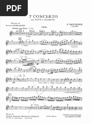 248360608 Devienne Flute Concerto N 7 Pdf