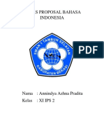 Tugas Proposal Bahasa Indonesia