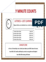 Minutes Late Poster