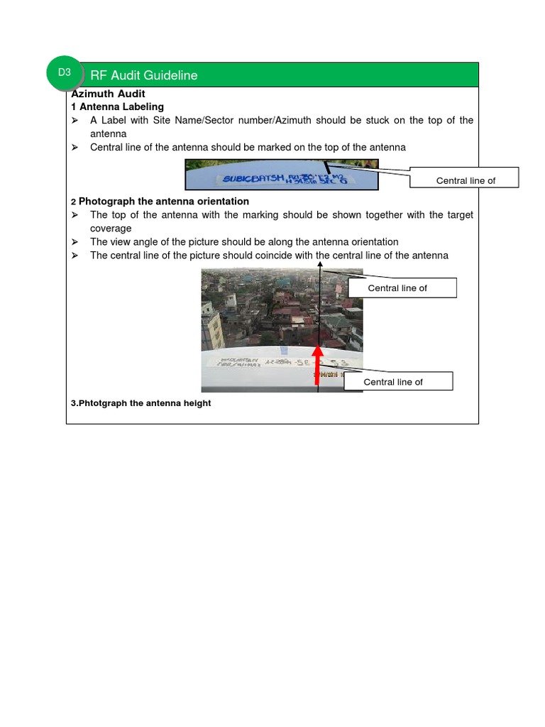 RF Audit Guideline PDF | PDF