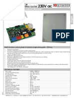 Control Panel Guide for Gates