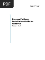 Process Platform 10.8 Installation Guide For Windows PDF