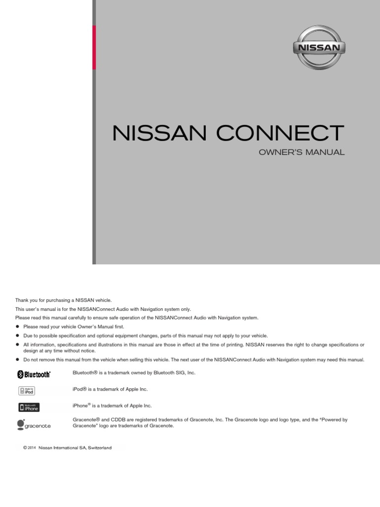 Nissan Connect 2 & 3 Manual - Unlocked | PDF | Computer Keyboard | Menu ...