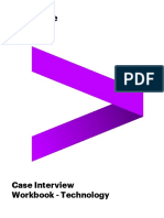 Accenture FY19 Case Workbook One Accenture Technology PDF