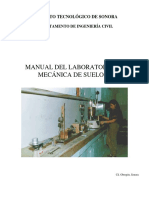 Manual del Laboratorio de Mecánica de Suelos I