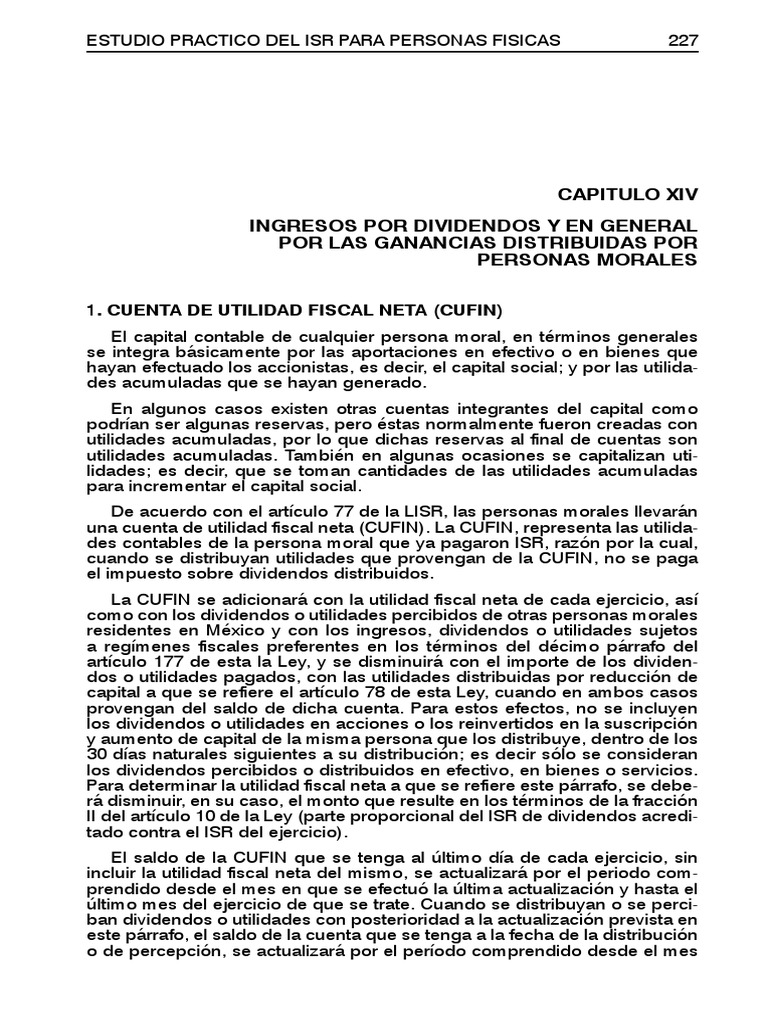 16 Ingresos Por Dividendos y en General Por Las Ganancias Distribuidas