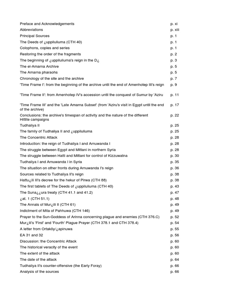Stavi The Reign of Tudhaliya II and Šuppiluliuma I The Contribution