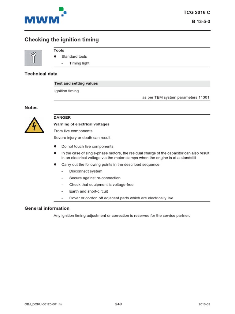 Ignition Timing Check Procedures | PDF | Ignition System | Power (Physics)