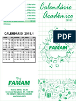 CALENDARIO ACADEMICO