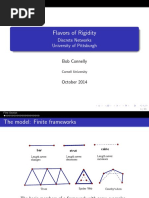 Tensegrıty and Math -- Lectures on Rigidity -- Connelly 2014 -- Lec 1