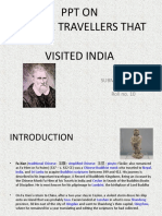 On Chinese Travellers That Visited India: Submitted By: Jatin Roll No. 10