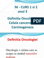 an 3.Curs 1 si 2. Celula canceroasa.Carcinogeneza