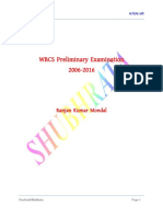 WBCS Preli 2006-2016 PDF